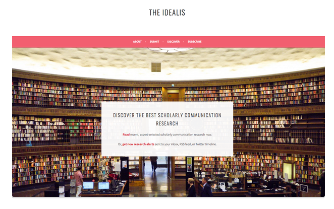 Introducing The Idealis Open-Access Library and Information Science Research